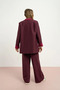 9-15 Years Old Moonlight Mist Girl's 3-Piece Set-Burgundy - 4