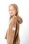 9-15 Years Old Milano Mussness Velvet Girl's Suit-Latte - 3