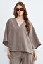 Single Button TENCEL™ Fabric Oversized Jacket - 7