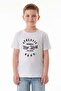 100% Cotton Athletic Text Printed Boys' T-Shirt - 2