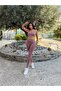 Shaping, push-up rose taupe seamless leggings - 5