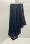 Desenli Siyah Twill Eşarp - 4