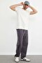 Baggy Sweatpants with Tie-Up Stripes and Leg Stoppers - 3