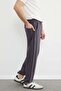 Baggy Sweatpants with Tie-Up Stripes and Leg Stoppers - 7