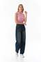 Ribbed Halter Neck Stitched Crop Body - 5