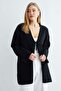 Tie-Front Bearded Knit Cardigan - 6