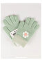 95% Acrylic 5% Elastane, Girls' Gloves (4-8 Years Old) - 3