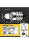 No 3V White 2x E10 Led Flashlight Bulb DC3V 12V Instrument Machine Bulb Indicator Lamp Replacement T - 3