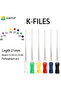 25mm size 08 6Pcs/Pack Dental Hand Use K-Files 21/25mm Stainless Steel Endodontic Root Canal Files D - 2