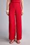 Wide Leg Wrinkled Textured Red Trousers F6172Ax26Sm - 6