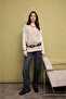 Crew Neck Embroidered Sweater Sweater F3296Ax25Au - 2