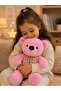 Toyzz 50 cm Pink & Cute & Teddy Bear & Plush Sleeping Companion Bear Pillow - 3