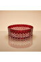 Verre Series Red Sandra Decorative Presentation Bowl - 4