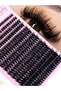 280 Clusters of 60D False Mink Eyelashes D Curly Natural Eyelashes Extension Russian Strip Indivi... - 8