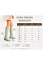 Eliz Women's Short Heel Suede Laser Cut Perforated Summer Boots - Brown - 6