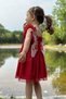 Baby Girl Dress Girls' Dress Birthday Party Wedding Dress Lace Short Sleeve Lined Dress - 7