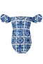 Poppy Bleu Blanc Swimsuit - 3