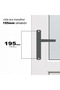 Pvc Bathroom Wc Door Handle Pimapen (Metal) - Anthracite Gray - 3