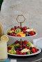 Off-White 2-Tier Porcelain Cookie Holder and Presentation Tray - 4
