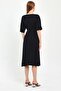 CROWACE COLLAR SIDE SLIT DRESS (B23-00132) - 5