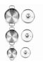 Akyildiz 6 Piece Steel Cookware Set — 14 Cm, 16 Cm, 18 cm Saucepan Pot Set with Lids - 4