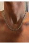 Unisex Steel Clip Necklace 44 cm