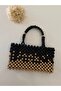 Handmade Black Gold Beaded Evening Dress Bag |   Shoulder & Hand Bag |   Invitation, Wedding, Engagement - 2
