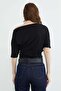 Bat Sleeve Boat Neck Blouse - 6
