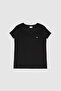Women's Black Basic T-Shirt 50321833-Vr046 - 7
