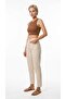 Milano Beige High Waist Soft Touch Lycra Comfortable Cut Mom Jean Jeans - 3