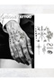 Collection of Patterned Herbal Hand Tattoo Stickers: Bat, Letters, Snake, Sun, North Star, Sword,... - 8