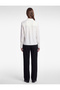 Crepe Fabric Buttoned Classic Collar Long Sleeve Shirt - 4