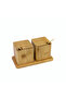 Bamboo 2-piece salt and pepper shaker set - 8