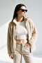 Women's Oversize Zippered Teddy Plush Cardigan - 4