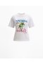White Sunny Printed T-Shirt - 2