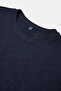 Dark Blue Crew Neck T-Shirt - 3