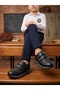 Genuine Leather Black Velcro Casual Sports Children's School Shoes - 2