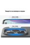 Silicone case iPhone 16 Pro, with microfiber, thin, protective, raised edges, dark gray - 4