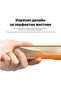 Silicone case iPhone 16, with microfiber, thin, protective, raised edges, nectarine - 4