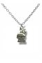 Unisex Necklace with Trojan Horse Figure – 60 cm Chain, Mythological Design