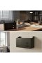 Wall Mounted Wi-Fi Modem Storage Box Cable Organizer Router Shelf Organizer Black - 4