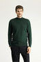 Half Turtleneck Regular Fit Cotton Sweater - 3