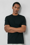 Crew Neck Slim Fit 100% Cotton T-Shirt - 3