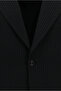 4 Drop Relaxed Fit Rahat Kesim مخطط بدلة مكونة من صوف قطع بخصر مطاطي - 4