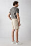 Techno-Line Regular Fit Knitted Flexible Sweat Shorts with Snap Fasteners and Elastic Waist - 6