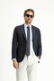 7 Drop Slim Fit Slim Fit Wool Striped Sports Italian Jacket