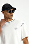 Crew Neck Oversize Cotton Printed T-Shirt - 4