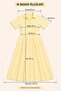 Linen Fabric Buckle Detailed Belted Midi Dress - 5