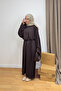 Women's Comfortable Combed Cotton Hijab Skirt Set - 4