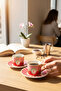 2-Piece Double Pink Sohoo Coffee Cup Set - 2